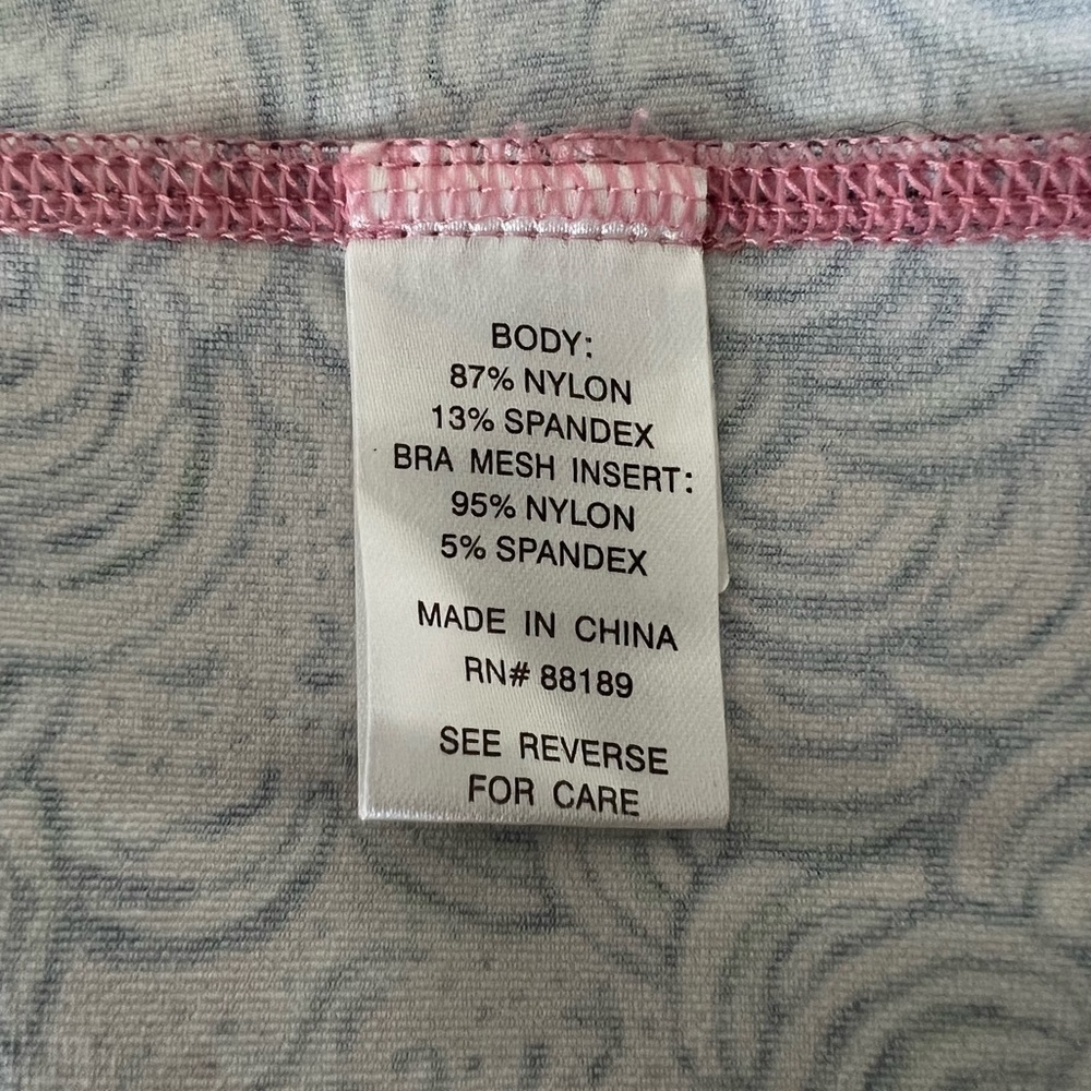 Lilly Pulitzer Built-in Bra Athletic Tank Top Size XS - Picture 3 of 9